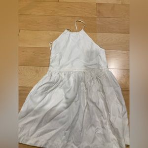 Aritzia halter top dress open back